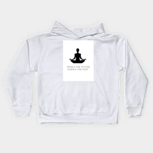 inhale exhale Kids Hoodie